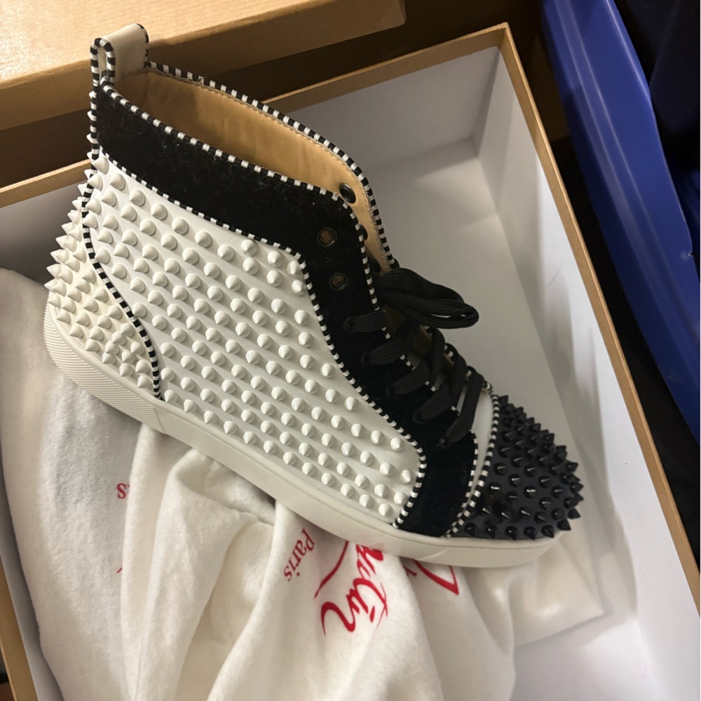 Christian Louboutin Louis Spikes 2 Flat Sneakers